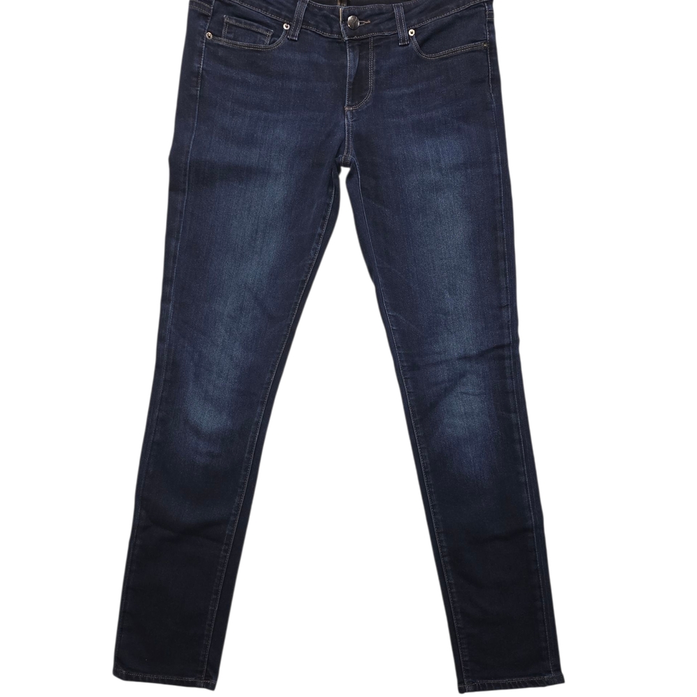 Paige Dark Wash Skinny Jeans - Picture 2 of 8